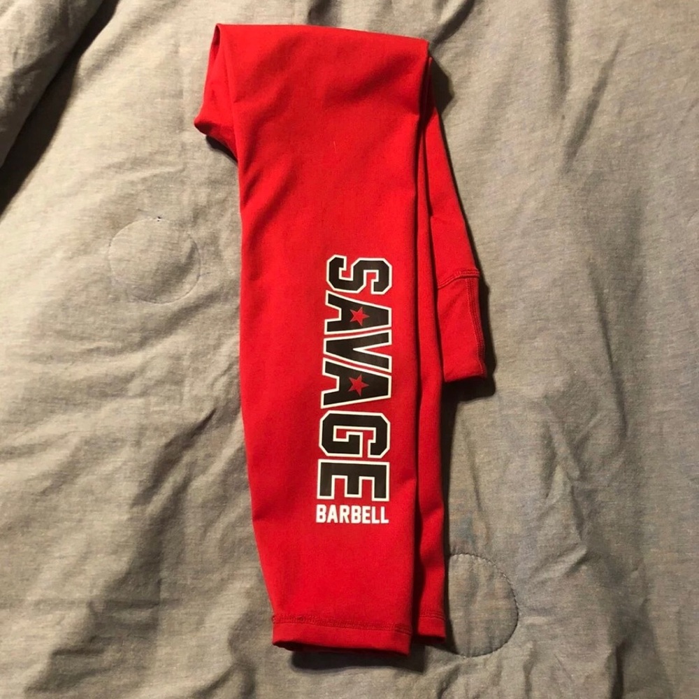 Ladies savage barbell crossfit workout pants